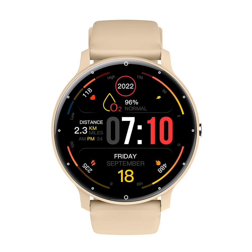 Relógio Inteligente Zwear Smartwatch Zl02c Pro Gold