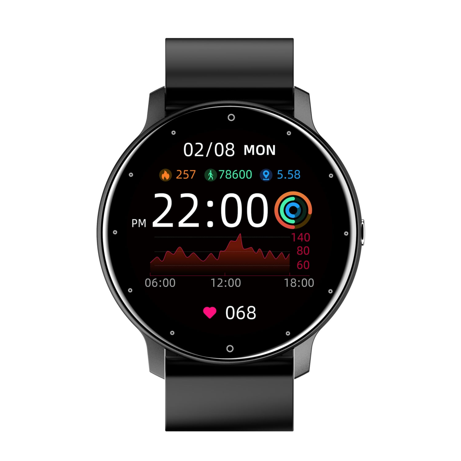 Relógio De Fitness Esportivo Bluetooth Smartwatch Zl02