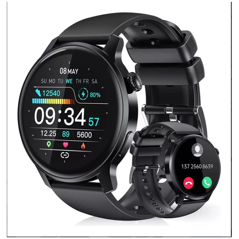 Smartwatch S46 Bluetooth Sports Fitness Compatível Com Ios