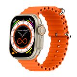 Relógio Smartwatch Zwear Zl90 Chamadas Bluetooth Laranja