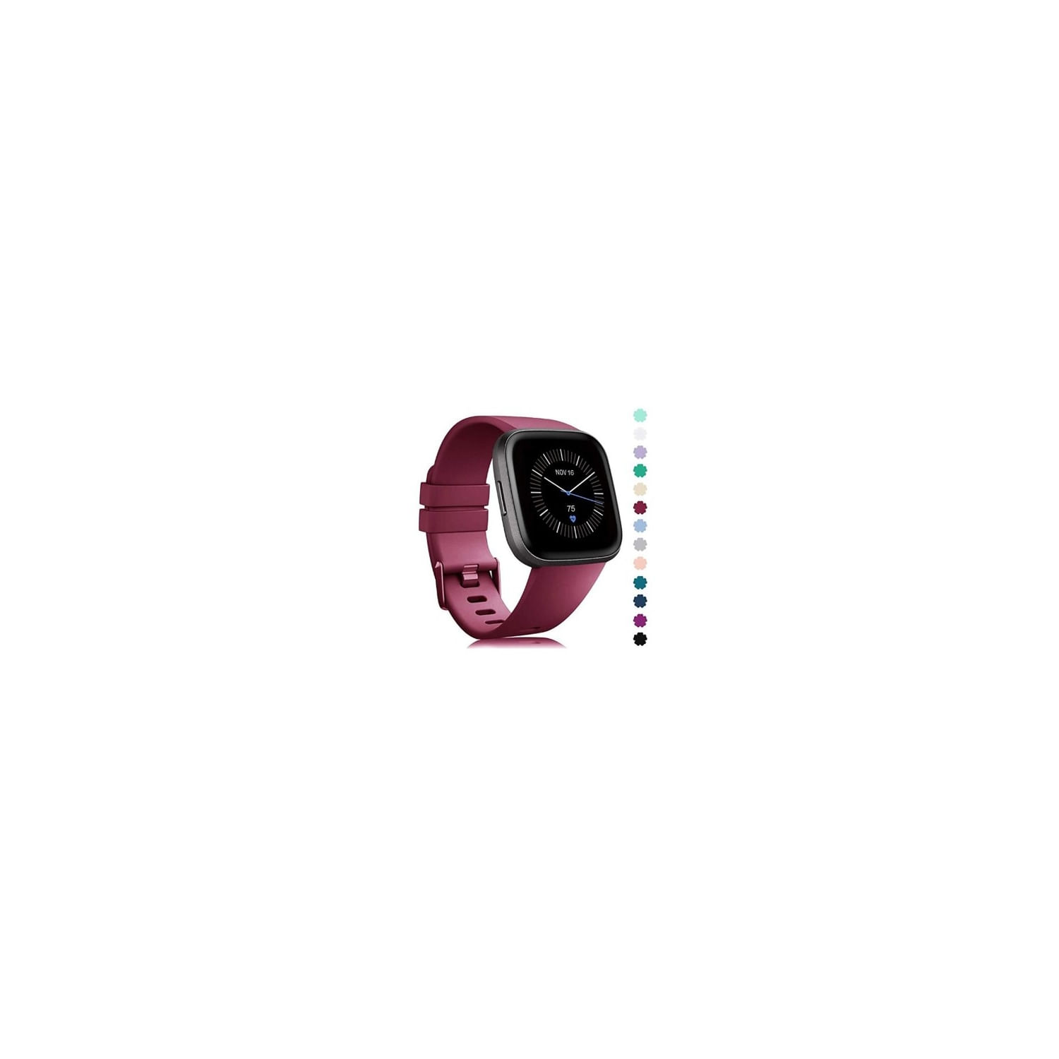 Pulseira De Silicone Para Relógio Inteligente Fitbit Versa 1 2 - Bordo