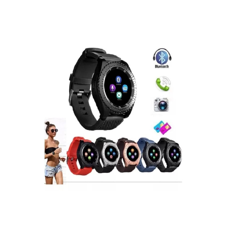 Relógio Esportivo Cardíaco Smartwatch Z3 Camera Health Steps 24002