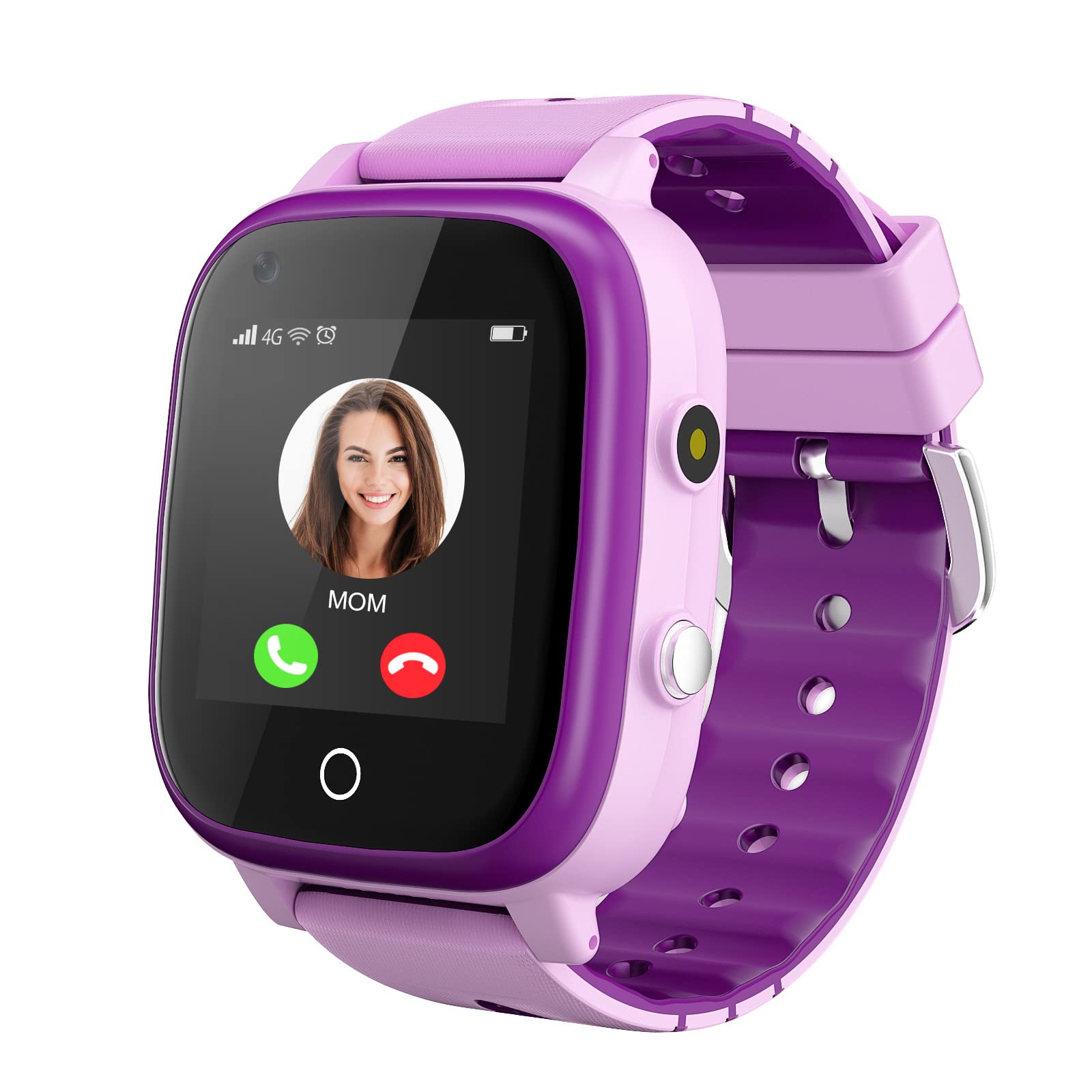 Smartwatch Beacon Pet Kids 4g Wifi Gps Lbs Tracker Roxo