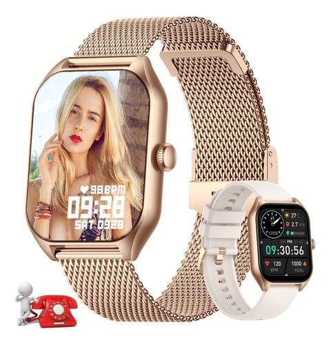 Smartwatch Reloj Inteligente Mujer 185 Llamada Bluetooth