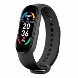 Relógio Inteligente Smartband M6 - Preto Com Monitor De Frequência Cardíaca