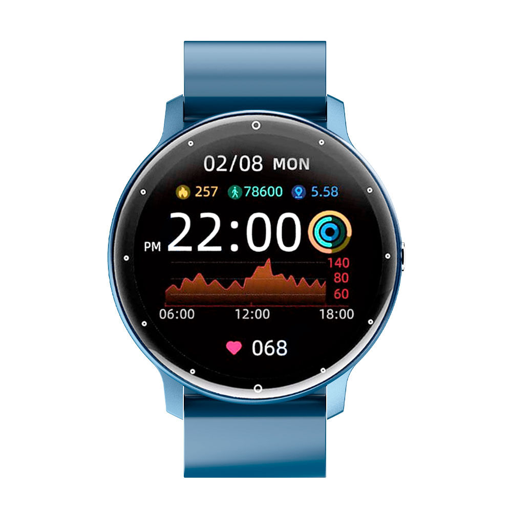 Relógio Inteligente Zwear Smartwatch Zl02c Pro Azul