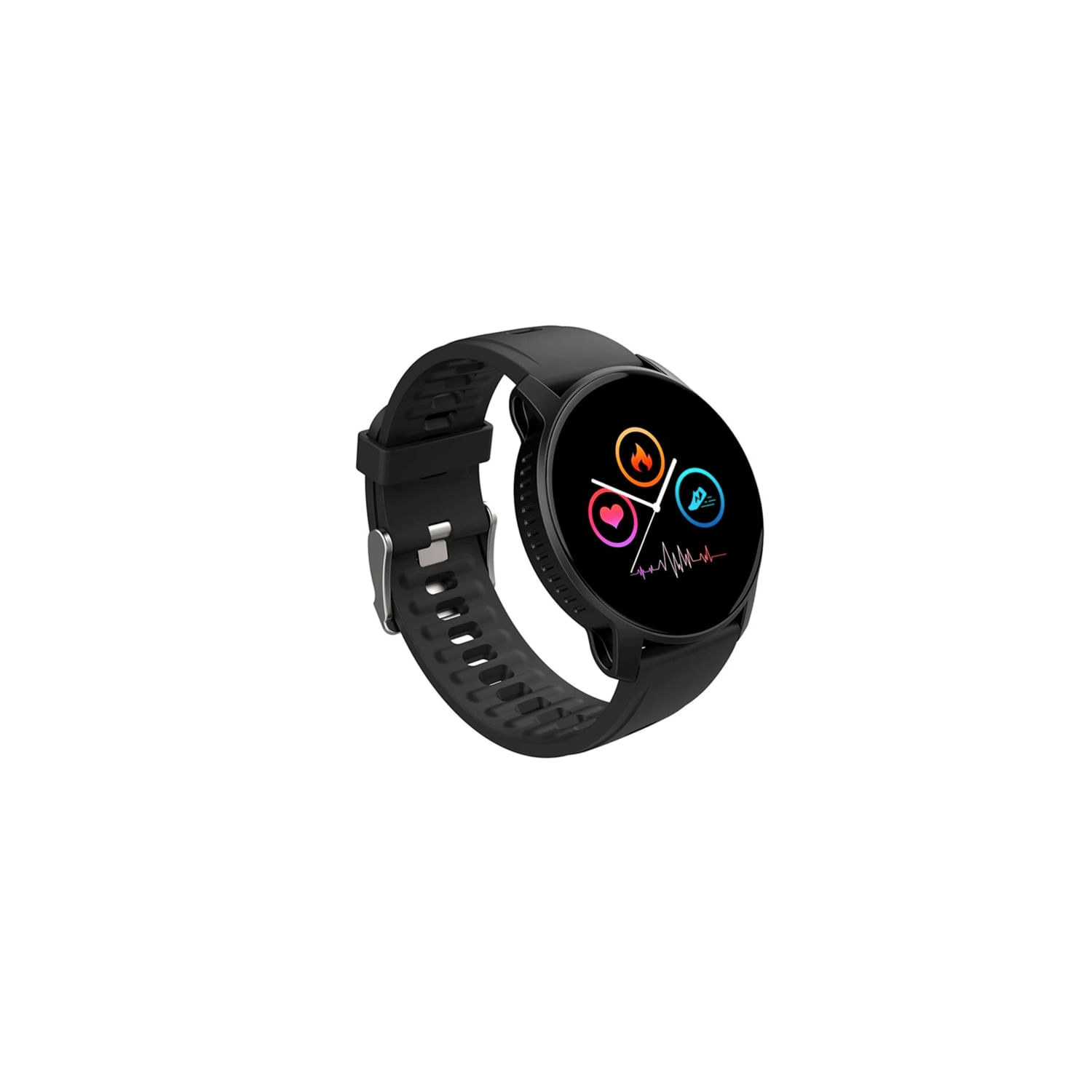 Smartwatch W9 Fitness Black Com Tela De 1,3 Polegadas Bluetooth 5.0