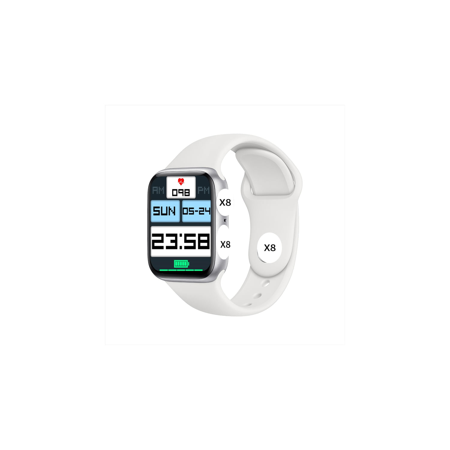 Smartwatch X8 Pro Max Bluetooth Compatível Com Ios E Android