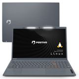 Notebook Positivo Vision C15 Intel Celeron Dual Core Linux 8gb 240gb Ssd 15 Hd Lumina Bar - Cinza