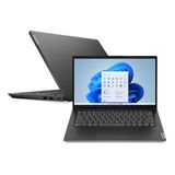 Notebook Lenovo V14 I3-1215u 8gb 256gb Ssd W11 Home 14&quot; Hd 82ul001abr Preto