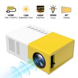 Projetor Hd 1080p Usb Micro Sd Av Mini Home Theater