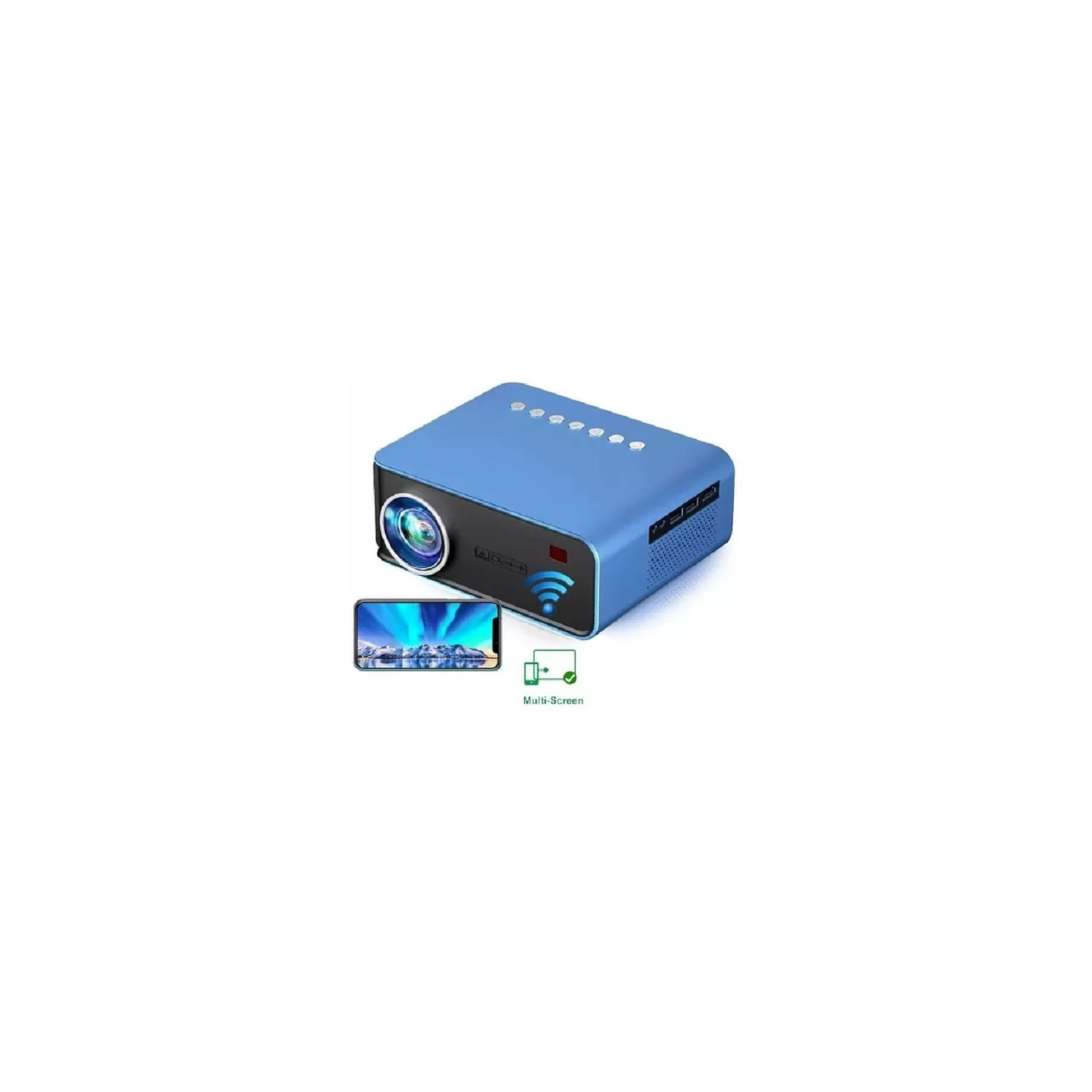 Projetor Wifi Portátil Mini Full Hd Led 6500 Lumens