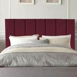 Cabeceira Cama Casal Queen Size 160 Cm Luna Suede E Frame