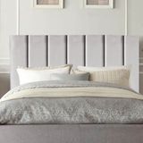 Cabeceira Cama Casal Queen Size 160 Cm Luna Veludo E Frame