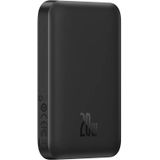 Carregador Magnético Sem Fio Baseus Power Bank 6000mah 20w Preto,modelo Ppcxw06