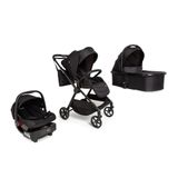 Carrinho Com Bebê Conforto Travel System Magnific 5 Em 1 Full Black - Safety 1st