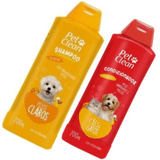 Kit Condicionador + Shampoo Pelos Claros Pet Clean Cachorro