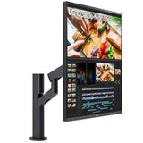 Monitor Led 28&#39;&#39; Lg, Qhd, Hdr, Ips, Hdmi, Display Port, Usb Type-c, Som Integrado, Pivô, Extensão E Retração, Vesa, Ergo Dualup - 28mq780