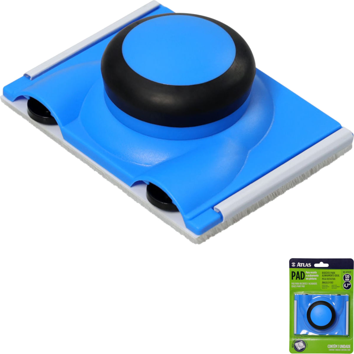 Pad Recorte Acabamento Pintura Cantos Rodapés 360° Atlas