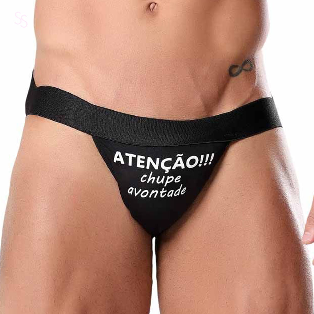 Cueca Jockstrap Bumbum Amostra Atenção Chupe A Vontade