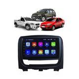 Kit Multimídia Palio Week Siena Strada 12 / 19 Mold Preta Android 7 Pol 2/32gb Carplay - Roadstar Rs-815br