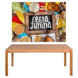 Painel Para Decoração De Festa Junina Banner Tnt Estampado São João Quermesse Caipira Arraiá Para Mesa Parede Teto