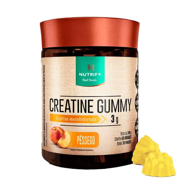 Creatine Gummy - 60 Unidades - Pêssego