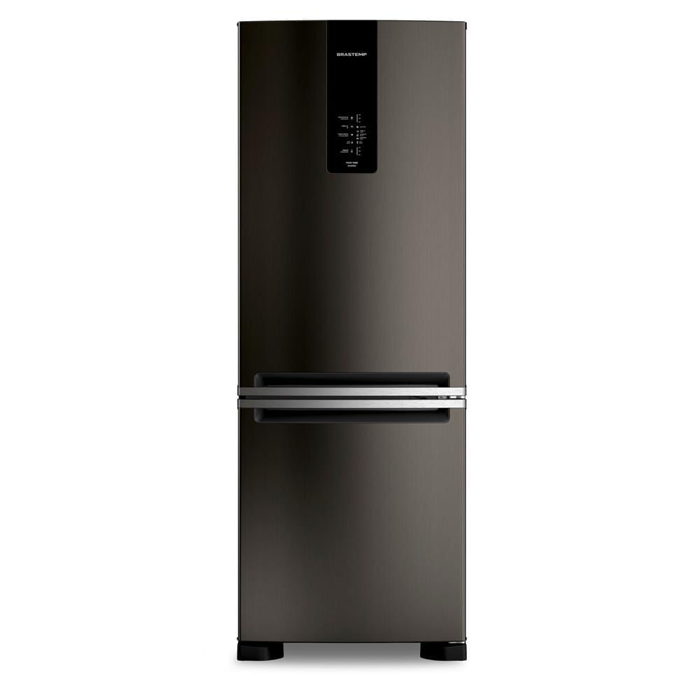 Geladeira Brastemp Frost Free Inverse A+++ 479 Litros Cor Black Inox Com Super Capacidade E Smart Flow - Bre58fe 220v