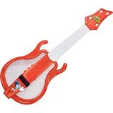 Guitarra Infantil Elétrica Fun - Super Wings Fun Vermelho