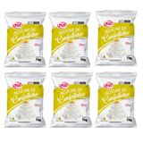 Açúcar De Confeiteiro Fino Mix Kit Com 6 Pacotes