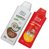 Kit Condicionador + Shampoo Coco Pet Clean Cachorro Gato