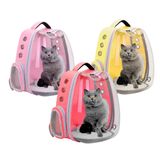 Mochila Transporte Pet Cachorro Gato Transparente - Fêmea