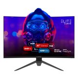 Monitor Gamer Level Elite Curvo 27 Eled 240hz 1ms Preto