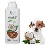 Kit Shampoo Coco + Shampoo 5x1 Pet Clean Cachorro Gato