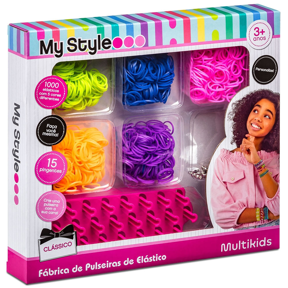 Fábrica De Pulseiras De Elástico Multikids Clássico My Style Diy - Br1472