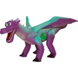 Dinossauro Adijomar Dragon - Articulável Com Som - Roxo/verde Adijomar Roxo