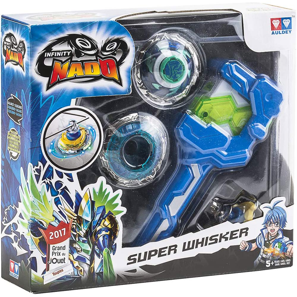 Lancador E Piao De Batalha Infinity Nado Super Whisker Candide