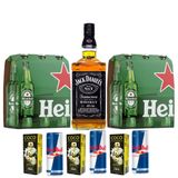 Cerveja Heineken Long Neck 330ml + Whisky Jack Daniel`s 1l