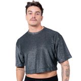Cropped Masculino Black Oversized - Jwilas Streetwear
