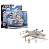 Star Wars Micro Galaxy Squadron X-wing Com 2 Micro Figuras - Luke Skywalker E R2-d2 - Launch Edition 0015 - Sunny - 3441