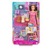 Barbie Festa Do Pijama Com Cachorrinhos - Mattel