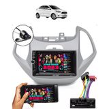 Kit Multimídia Ka 14 / 18 Mold Prata 7 Pol Carplay Androidauto Usb Bt Fm - 7810hcpaa Firstoption