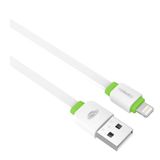 Cabo Carregador Para Celular C3tech Cb-110 Usb Lightning Turbo Dados 1m Branco