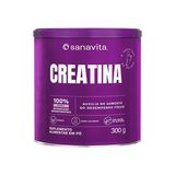 Creatina Monohidratada Micronizada 100% Pura Pote 300g Sanavita