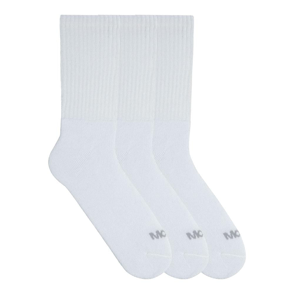 Kit 3 Meias Mash Esportiva Cano Longo Masculina 211.04 Branco 38-41