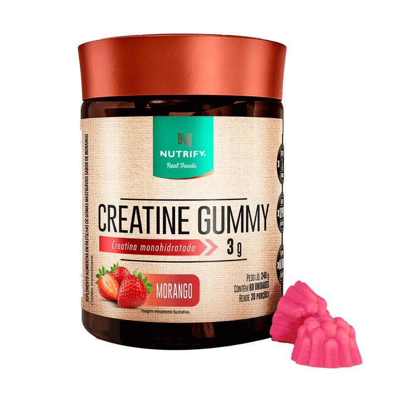 Creatine Gummy - 60 Unidades - Morango