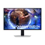 Monitor Gamer Samsung Odyssey Oled G6 27” Qhd, Tela Flat, Painel Oled, 360hz,auto Source Switch+, Freesync Premium Pro Prata