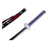 Espada Trafalgar Law Katana Kikoku Wano Lamina De Bambu Cosplay One Piece Decoração