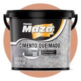 Cimento Queimado Revestimento Parede 5,6kg Maza Rose Gold