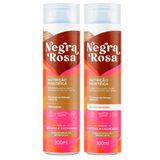 Kit Shampoo Negra Rosa Nutrição Manteiga 300ml E Condicionador Negra Rosa Nutrição Manteiga 300ml